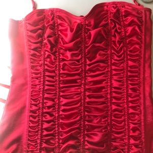 Red hot corset!